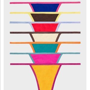 Los Angeles Apparel Contrast Thongs